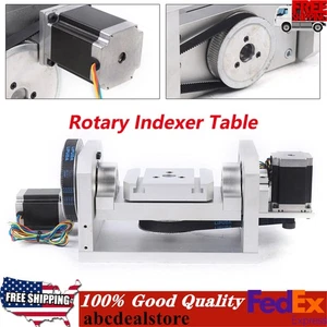 Testa Indicizzazione CNC CNC 4° Asse 5° Asse Rotante 98MM Altezza Centrale Alluminio - Foto 1 di 15