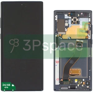 Display LCD Originale Samsung Service Pack per Note 10+ frame Nero SM-N975F - Foto 1 di 2
