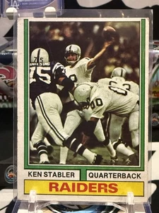 1974 Topps Football Oakland Raiders Ken Stabler Card #451 ST 13F - Picture 1 of 2