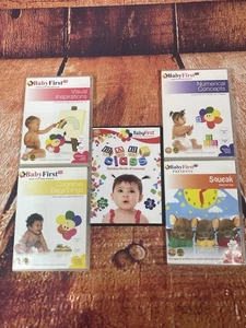 Baby First Watch Your Baby Blossom DVD LOT 5 DVDs Tested - Imagen 1 de 12