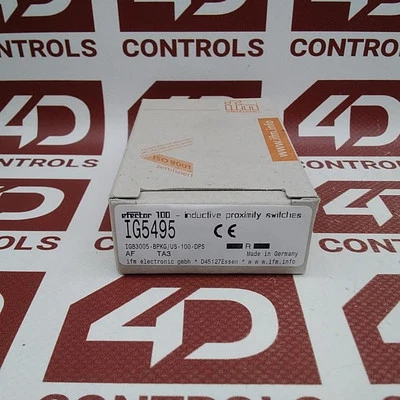 IG5495 | IFM Efector | Proximity Sensor, Inductive, Shielded, Opened (NSO) - Image 1 of 2