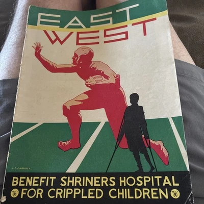 1935 football Program Kezar President Gerald Ford University Of Michigan Center - Image 1 of 4