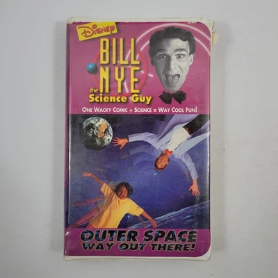 Bill Nye the Science Guy Outer Space Way Out There! VHS Foto 1 de 4