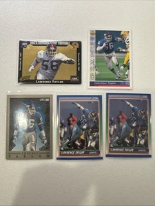LOT NFL Lawrence Taylor (5) Card Lot 1991 - 1993 New York Giants - Picture 1 of 7