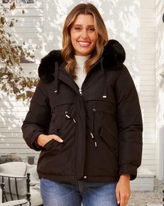 Carolyn Morgan Longline Puffer Jacket Size 8 - Picture 1 of 1