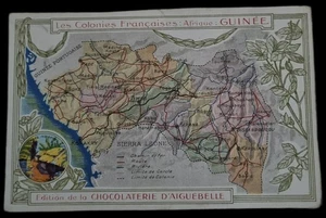 Mappa "Colonie Francesi: Africa: Guinea" - Foto 1 di 2