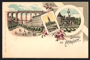 Lithographie Morlaix, Notre Dame de Croaz-Baz - Picture 1 of 2