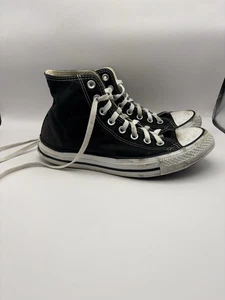 Zapatillas altas negras Converse Chuck Taylor para mujer talla 9,5 para hombre talla 7,5 - Imagen 1 de 6