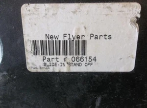 NEW FLYER 066154 SLIDE IN STAND OFF BRACKET BUS - Picture 1 of 2