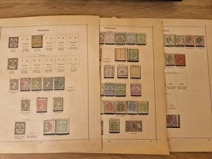 Accumulo di francobolli Transvaal Sudafrica su antiche pagine Schaubek - Foto 1 di 9