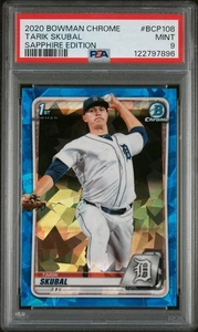 2020 Bowman Chrome Sapphire Edition Tarik Skubal #BCP-108 (RC) | PSA 9 🔥 - Picture 1 of 3