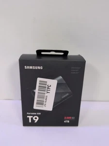 Samsung T9 Portable Ssd 4tb, Usb 3.2 Gen 2x2 External Solid State Drive, Seq - Picture 1 of 6