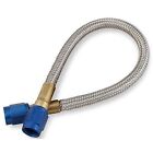 Nitrous Oxide Systems 15020Nos Braided Hose - 3An Blue Fittings 8.5In Long Nitro