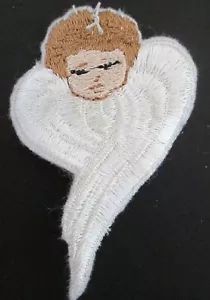 Embroidered Angel Christmas Ornament - Picture 1 of 2
