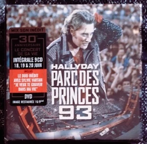 JOHNNY HALLYDAY INTEGRALE 9 CD + DVD 30E ANNIVERSAIRE PARC DES PRINCES 93 NEUF - Picture 1 of 4