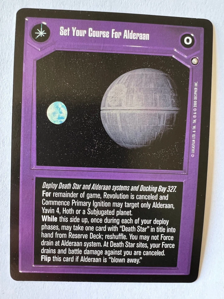 Star Wars CCG Third Anthology The Ultimate Power In The Universe Set Your Course - Image 1 of 1