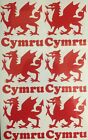 6 x Wales Cymru Welsh Dragons Vinyl Decal sticker Car, Wall, Laptop Glass, Bott 
