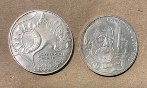 Germany (Federal) - (2) Large Silver 10 Mark (1972 & 1988) - Popular - Picture 1 of 2