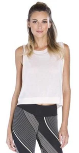 NUEVO CON ETIQUETAS $80 Talla Camiseta sin mangas S, M KORAL ACTIVEWEAR 'Cut Crop Top' en color tostado - Imagen 1 de 3