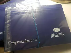 Creative Memories Blue Congratulations Photo Files/Sticker Holder, Lot of 3 - Picture 1 of 2