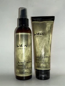 Wen Chaz Dean Sweet Almond Mint Tratamiento Voluminizador y Crema de Peinado Crema Set 2 - Imagen 1 de 1