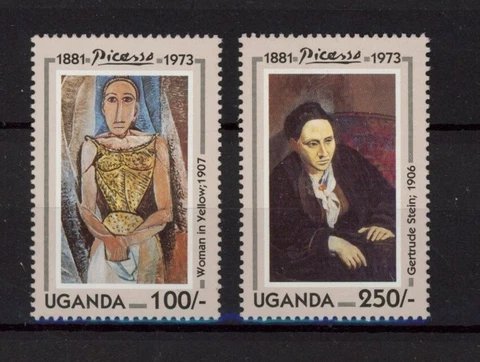 [BIN12440] Uganda 1993 Picasso painting Good set of stamps very fine MNH Cover