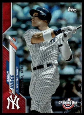 2020 Topps Opening Day #31 Aaron Judge BASEBALL New York Yankees - Image 1 of 2