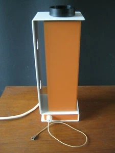 Dutch Evolux Retro modernist wall lamp orange & White Mid Century Modern - Bild 1 von 9
