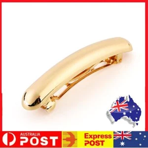Metal Bar Hairclip Decorative Bobby Pin Anti Slip for Women Girls (Gold) - Picture 1 of 11