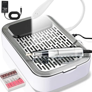 Professional 4-In-1 Nail Dust Collector, 80W Powerful Dual Motor Extractor Vacuu - Picture 1 of 7