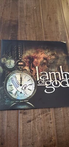 2020 LAMB OF GOD ALBUM ON 140 GRAM BLACK VINYL LP SIGNED AUTO BY ALL 5 BLYTHE - Picture 1 of 5
