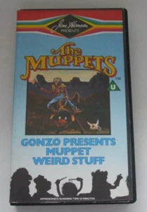 Jim Henson The Muppets Gonzo Presents Muppet Weird Stuff Vintage VHS Tape 1985 - Picture 1 of 8