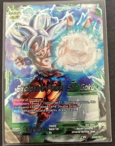 Dragon Ball Super Card Game Son Goku Explosive Power Son Goku Foil EX03-13 - Picture 1 of 3