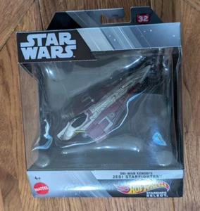 Hot Wheels Star Wars Starship Select #31 Obi-Wan Kenobi’s Jedi Starship (NIB) - Picture 1 of 1