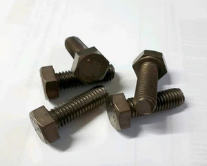 5 x Titan Gr. 2 Schrauben / Titanium Gr. 5 screws  DIN 933 M8 x 40 - Bild 1 von 1