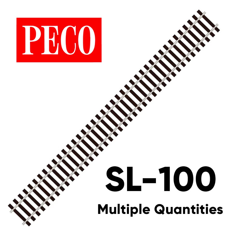 PECO Streamline SL-100 914mm Code 100 Wood Sleeper Flex Track - Multiple - Image 1 of 1