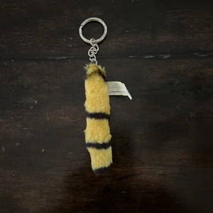 Exxon furry tiger tail keychain-new - Picture 1 of 1