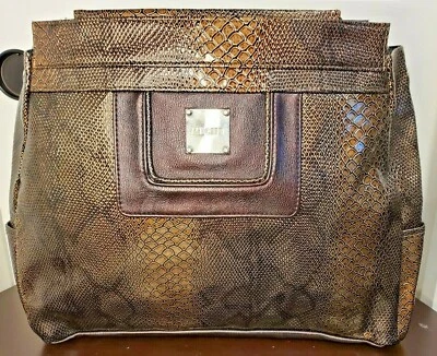 NUEVO - MICHE - Prima Bag Shell - "Jennifer" bronce animal print imitación cuero Foto 1 de 4