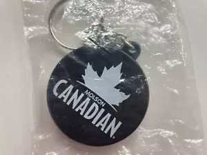 Molson Canadian Bier Flaschenöffner Schlüsselanhänger NOS schwarz weiß Werbung - Bild 1 von 7