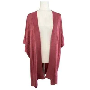 Loft Clothing Women's Pink Knit Short Sleeve Kimono Cardigan Womens M/L - Picture 1 of 9