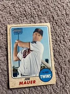 2017 Topps Heritage #220 Joe Mauer Minnesota Twins - Picture 1 of 1