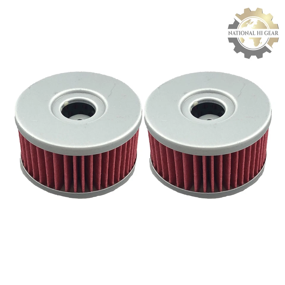 Paquete de 2 filtros de aceite para Suzuki TU250X 2009 2011-2012 2015-2017 2019 16510-38240 Foto 1 de 1
