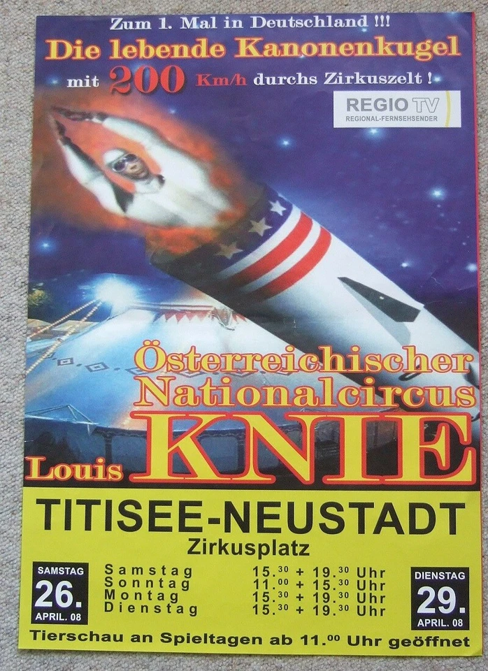 ÖSTERREICHISCHER NATIONAL CIRCUS - Plakat  - Circus - Zirkus -  - Bild 1 von 1