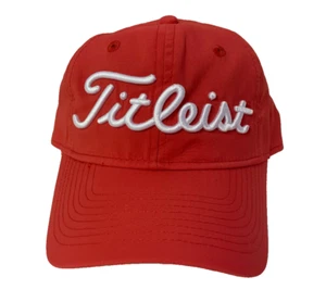 NUEVO Sombrero de golf ajustable Titleist Prior Gen Tour Performance para hombre-rojo/blanco - Imagen 1 de 2