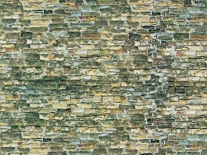 Vollmer 47362 Mauerplatte Klinker aus Karton, 25 x 12,5 cm, Spur N - Bild 1 von 1