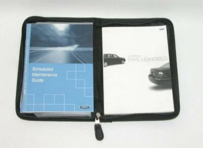  2005 年福特 500 Hundred 工厂原装手套盒所有者手册书组合 — 第 1/4 张图片