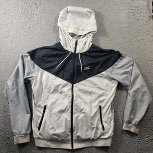 Chaqueta cortavientos vintage Nike Windrunner para hombre grande ventilada cremallera completa envejecida - Imagen 1 de 17