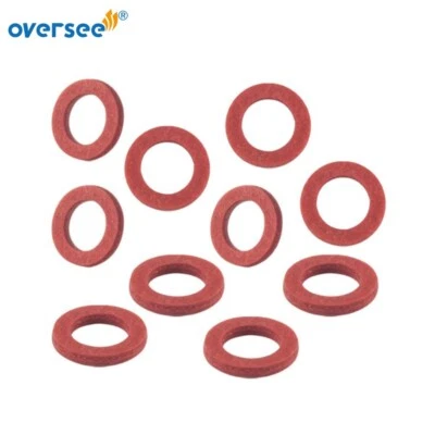 Lower Unit Oil Drain Gasket 90430-08801 For Yamaha 2.6-25HP Outboard 90430-14115 - Image 1 of 2