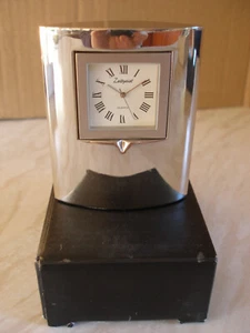 HEAVY MANTLE TABLE BEDSIDE CLOCK BY ZEITGEIST BRAND NEW IN BOX + 1 ALARM CLOCK - Picture 1 of 9