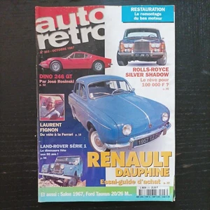 AUTO RETRO 203 DAUPHINE DINO 246 GT FORD TAUNUS 20M 26 M ROLLS SILVER SHADOW - Picture 1 of 3